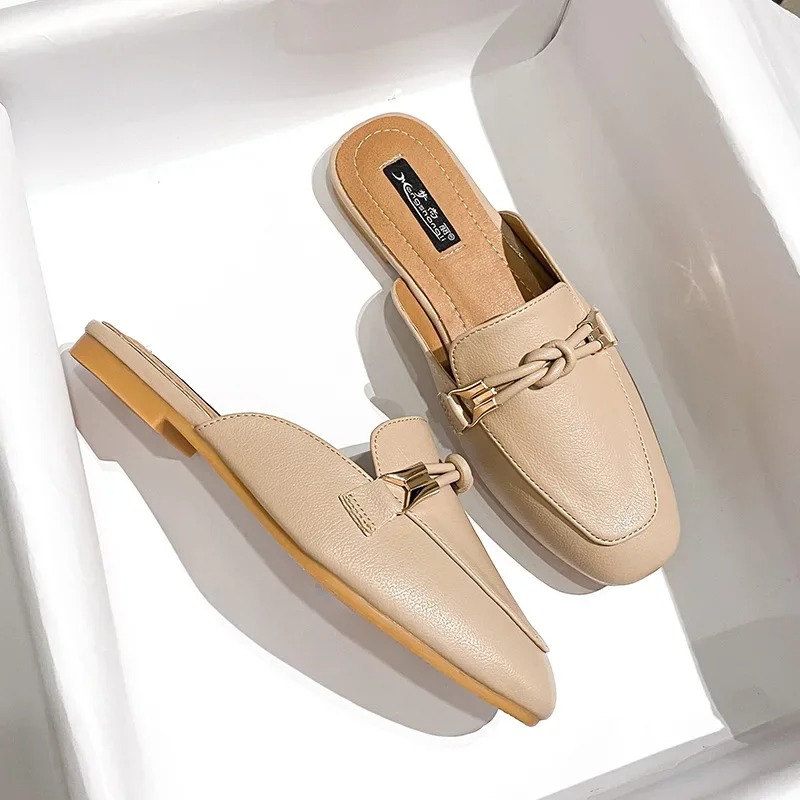 Women'S Fashion Korea - Womens Shoes Fashion Baotou Half Slippers