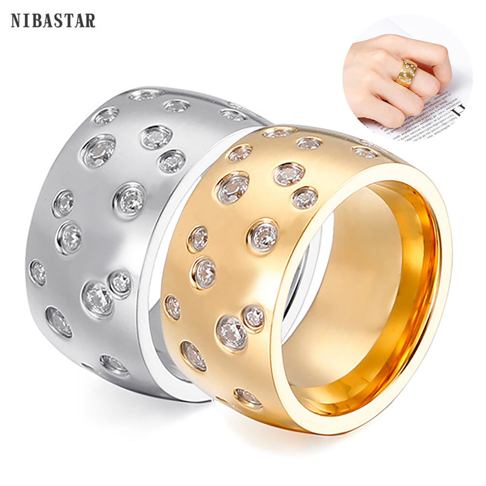 Women'S Fashion Retailers - NIBASTAR Simple Stainless Steel Women 10mm