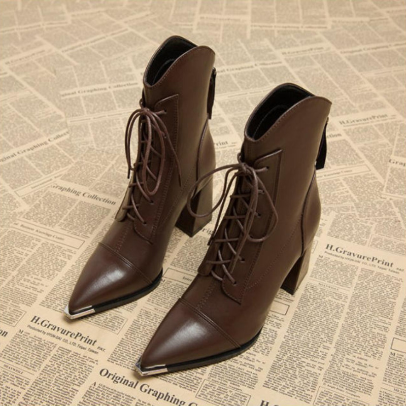 Women'S Fashion Trends 2025 - Women's Ankle Boots Fashion Pointed Toe