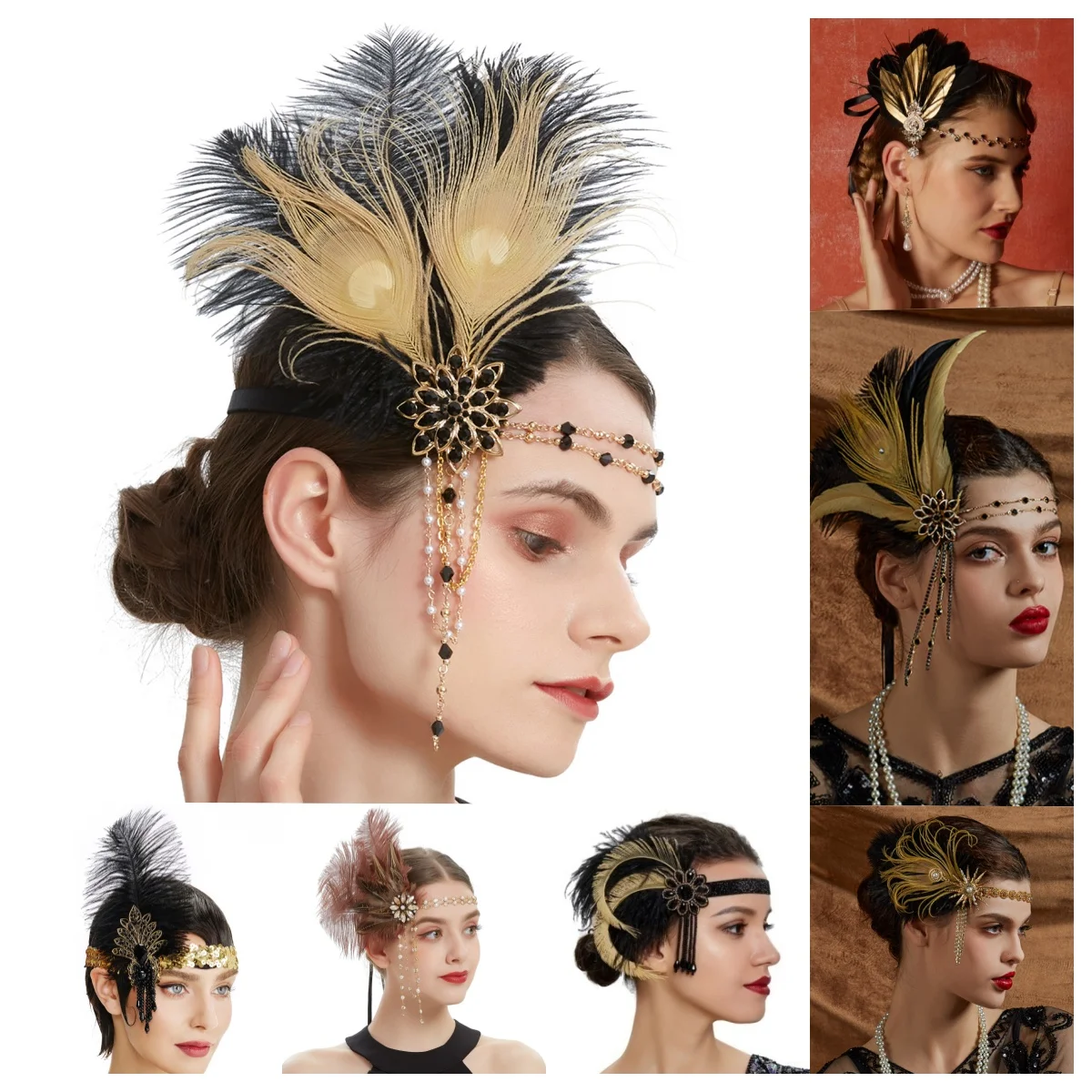 Rhinestone HairBand 1920s Vint - Women'S Fashion In The 1920S review and price