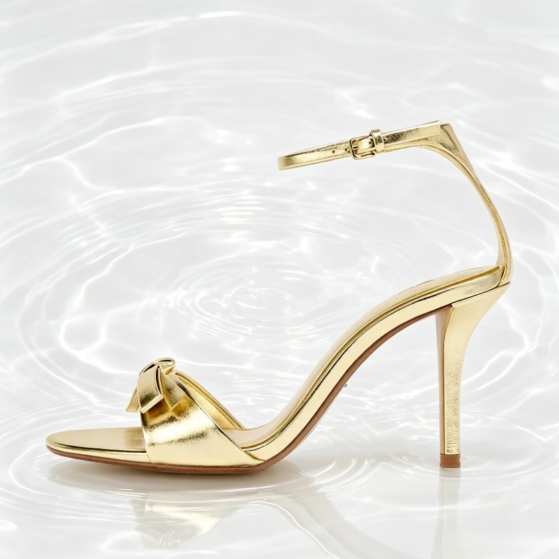 Elegant Golden Bow Brand High  - Women'S Fashion Brand Shoes review and price