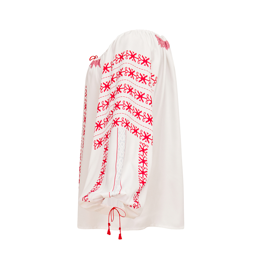 Marion Ravenwood Cosplay Costu - Puff Sleeve Blouse review and price