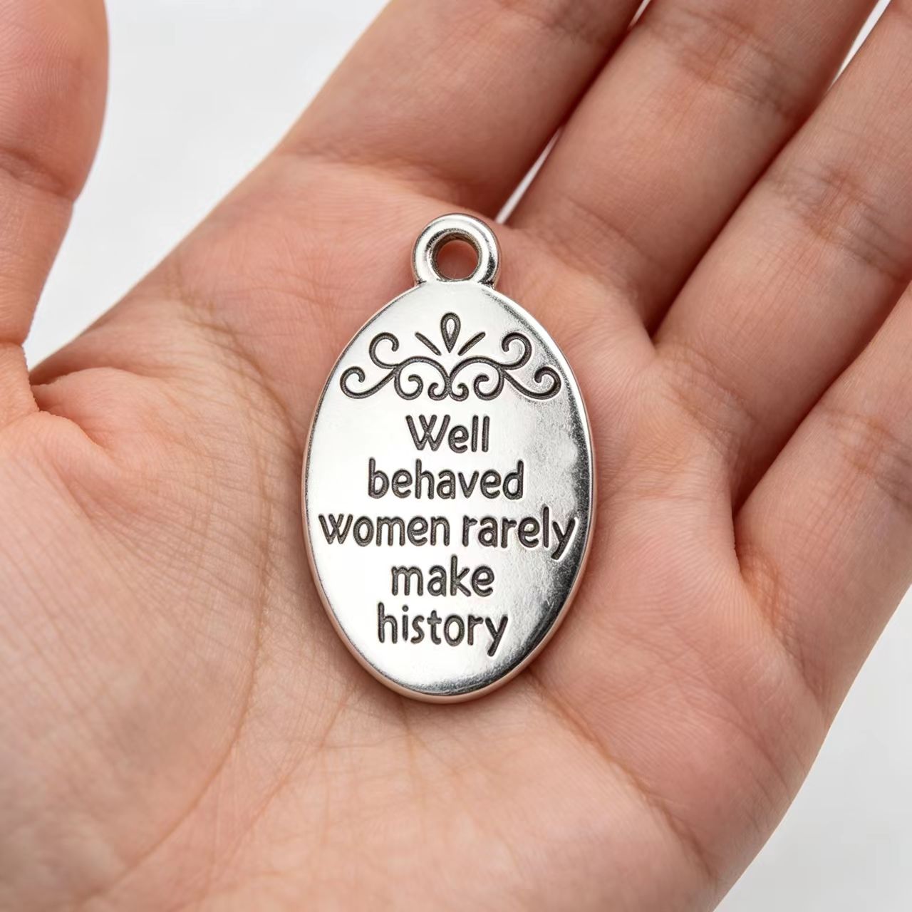 10 Pcs/Lot Oval Antique Silver - Women Fashion History review and price