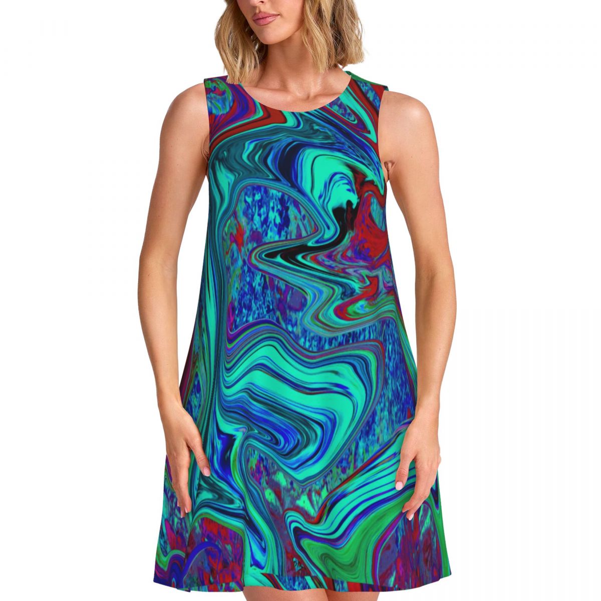 Retro 60s Ar Dress Groovy Abst - Women'S Fashion In The 60S review and price