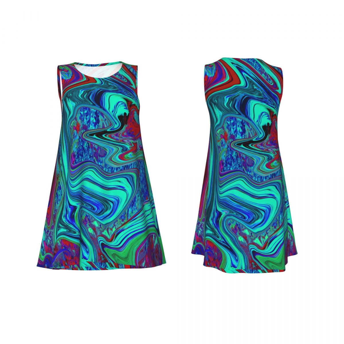 Retro 60s Ar Dress Groovy Abst - Women'S Fashion In The 60S review and price