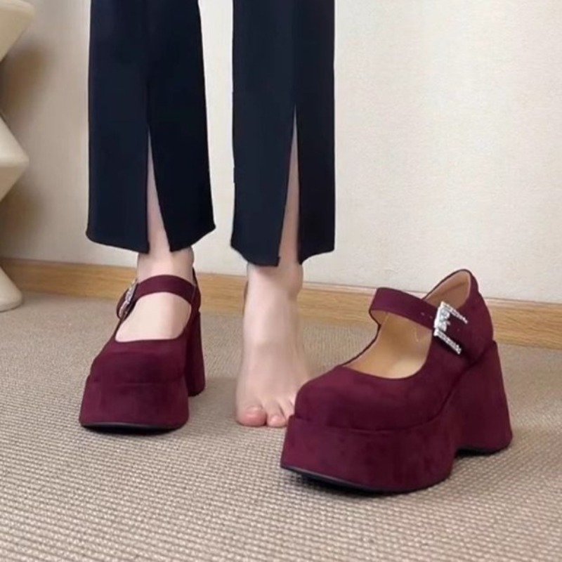 Thick Platform Mary Jane Shoes - Women'S Fashion Korea review and price