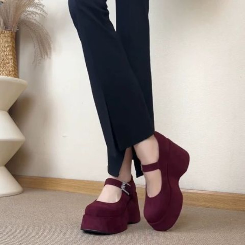 Thick Platform Mary Jane Shoes - Women'S Fashion Korea review and price