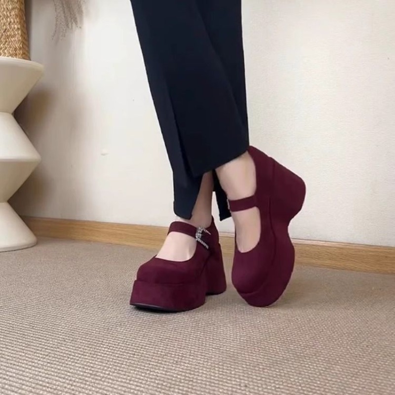 Thick Platform Mary Jane Shoes - Women'S Fashion Korea review and price
