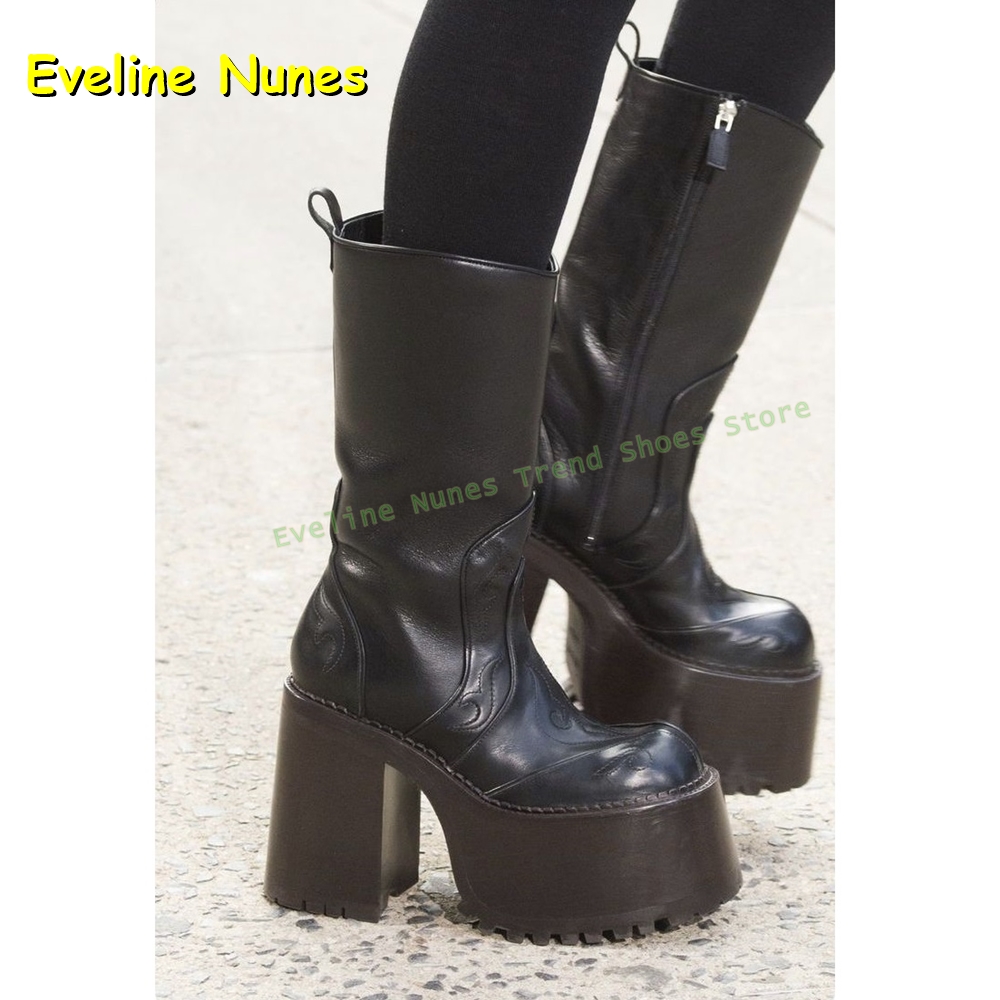 Embroidery Platform Knee High  - Women'S Fashion Trends 2025 review and price