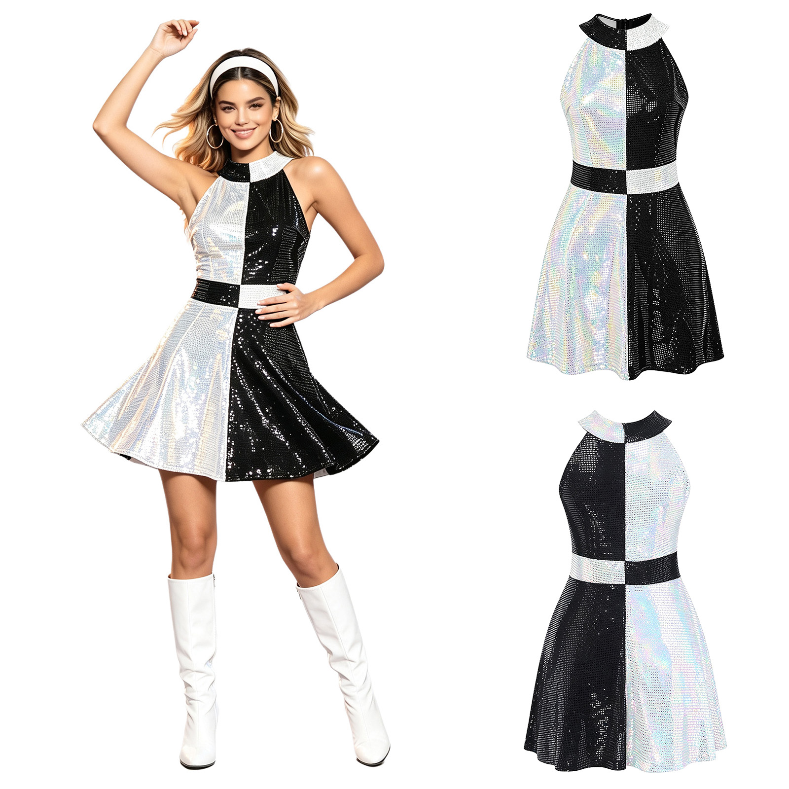 Women 60s Disco Swinging Dress - Women'S Fashion In The 60S review and price