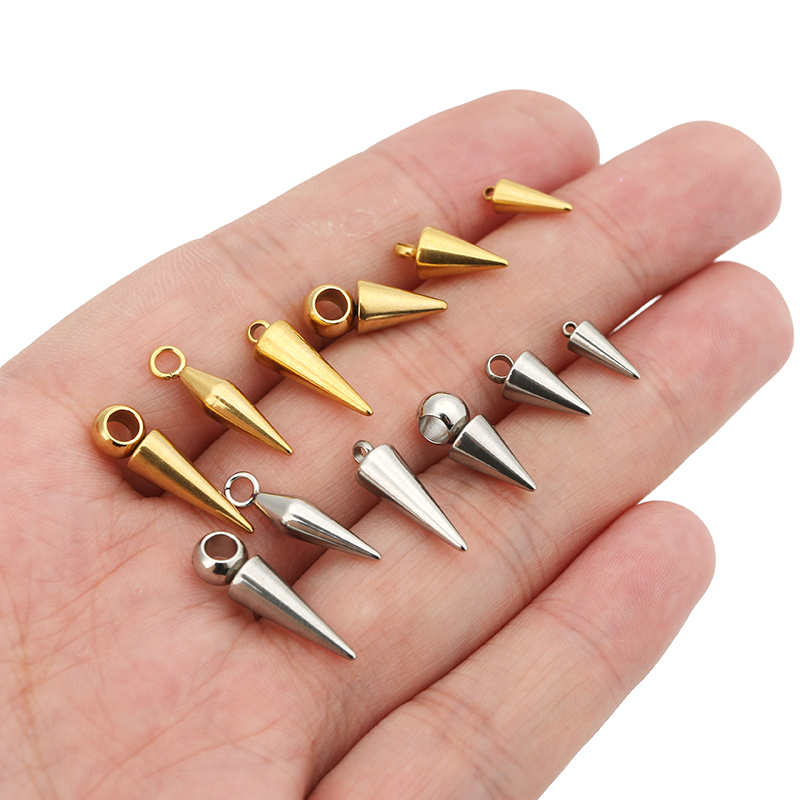 10pcs Stainless Steel Cone Cha - Women'S Fashion Earrings review and price