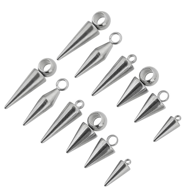 10pcs Stainless Steel Cone Cha - Women'S Fashion Earrings review and price
