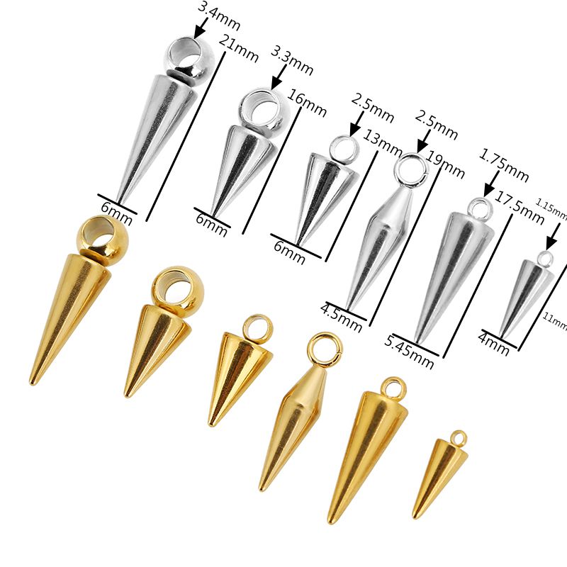 10pcs Stainless Steel Cone Cha - Women'S Fashion Earrings review and price
