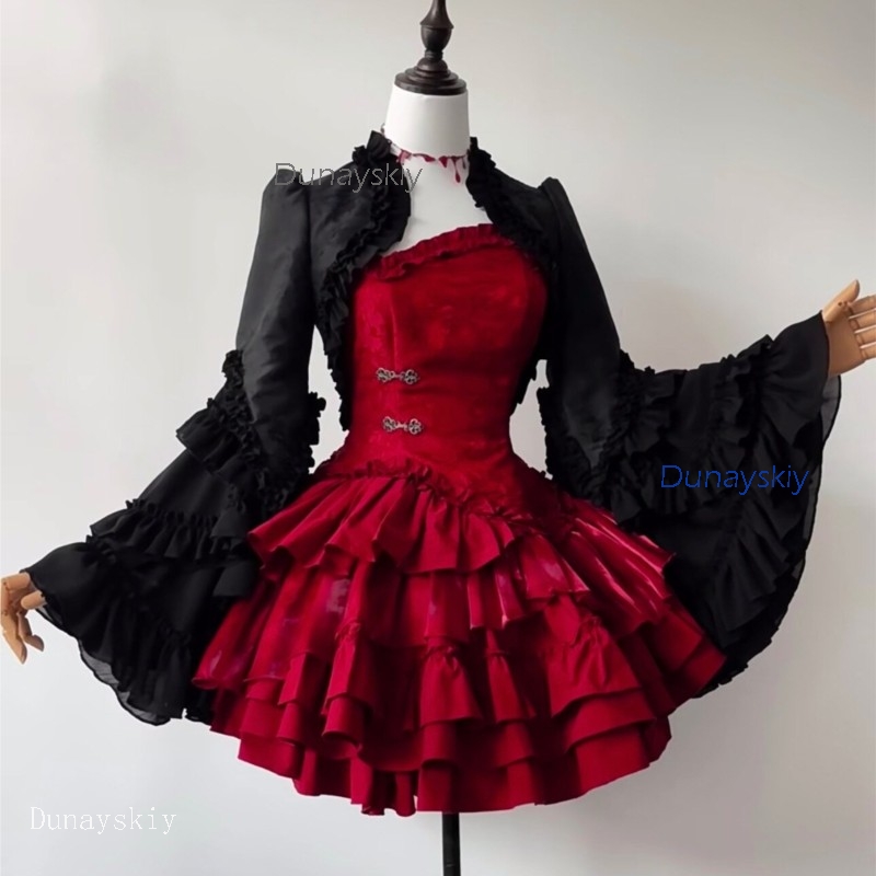 Gothic Party Vampire Lolita Ou - Puff Sleeve Blouse review and price