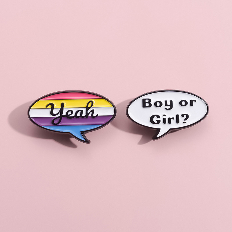 Cartoon Letter Metal Brooch Ra - Women Fashion History review and price