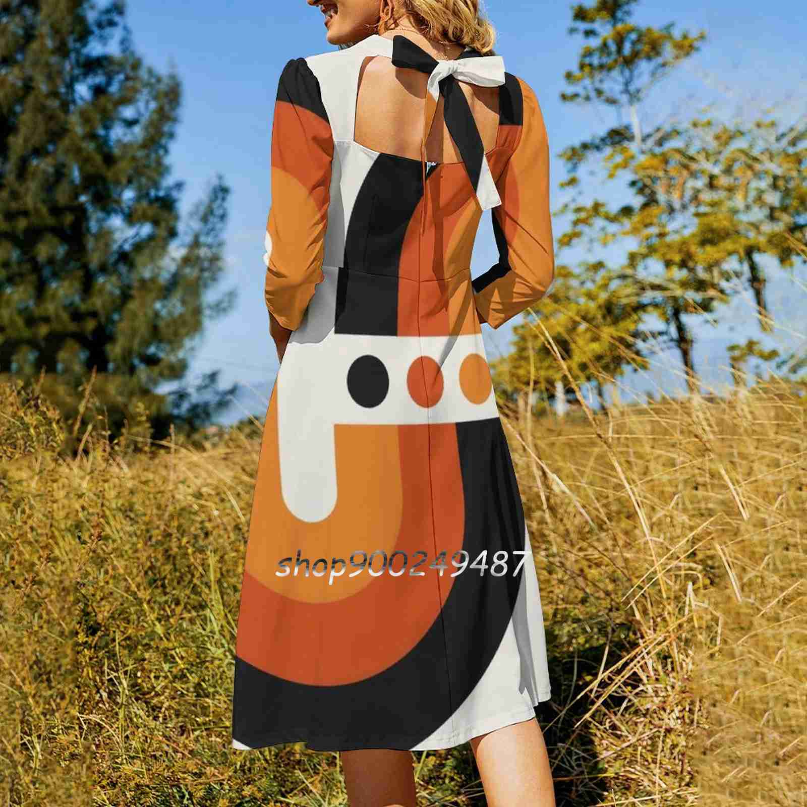 Sunset Rainbow Flare Dress Squ - Women'S Fashion In The 60S review and price