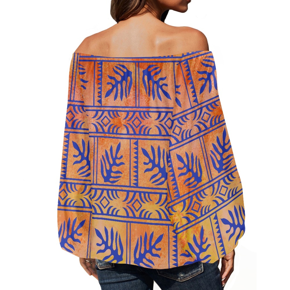 Polynesian Tribal Clothing Sam - Puff Sleeve Blouse review and price