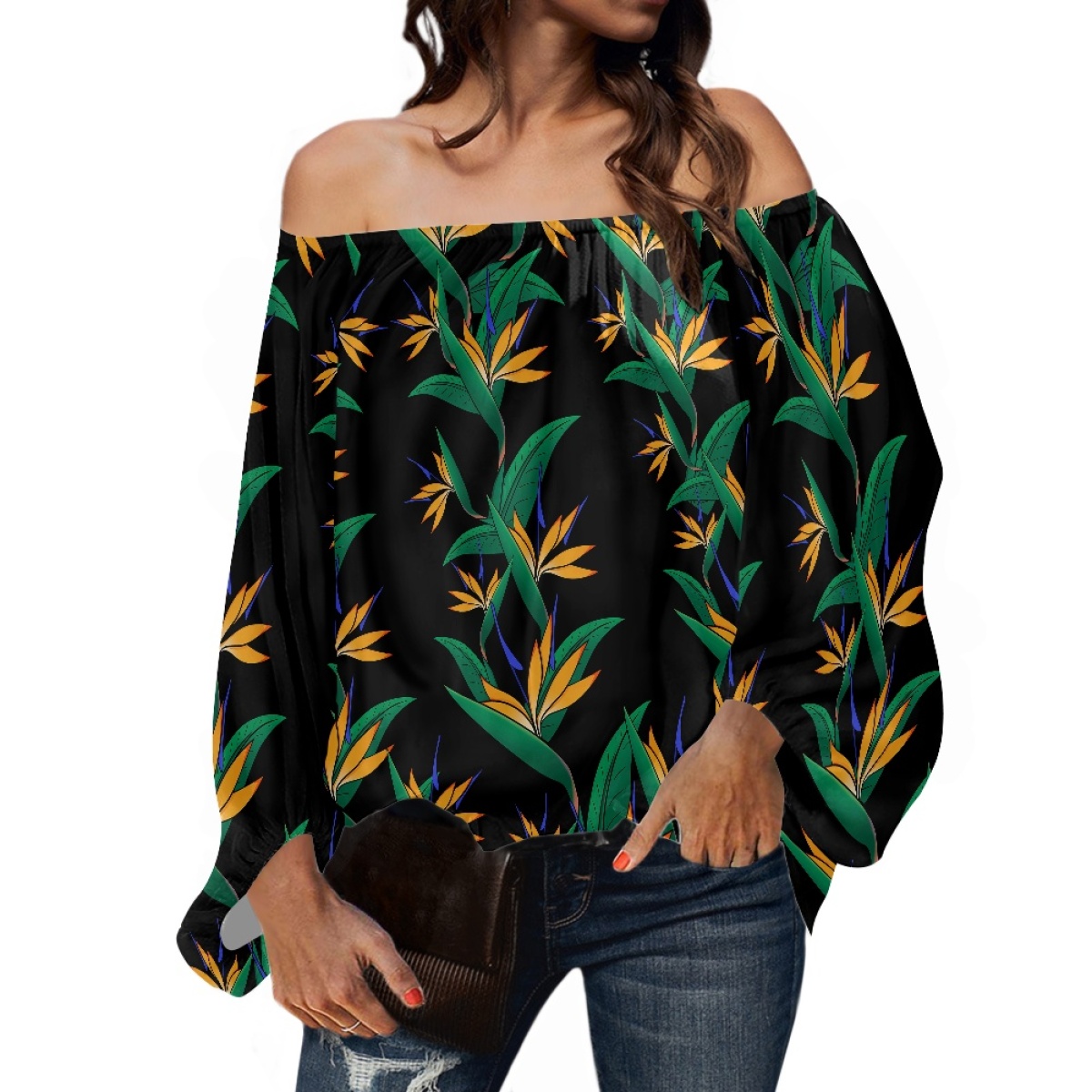 Polynesian Tribal Clothing Sam - Puff Sleeve Blouse review and price