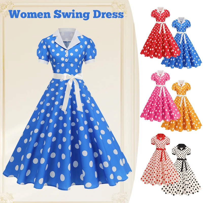 Vintage Polka Dot Summer Dress - Women'S Fashion In The 60S review and price