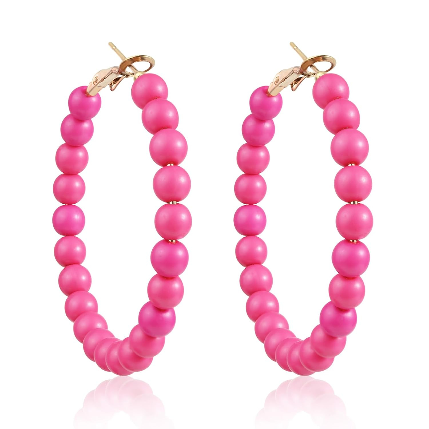 Beaded Hoop Earrings for Women - Women'S Fashion Earrings review and price