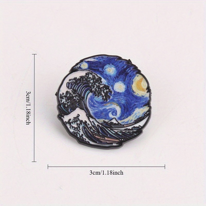 Wave & Vortex Fusion Pin - Hok - Women Fashion History review and price