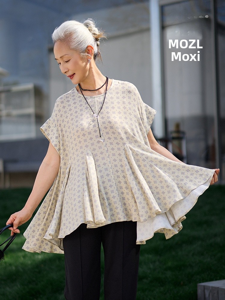 Muzhi Mid-aged Mom Summer Fash - Women'S Fashion In The 60S review and price