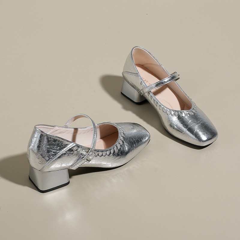 Silver Rhinestone Mary Jane Sh - Women'S Fashion Spring Summer 2026 review and price