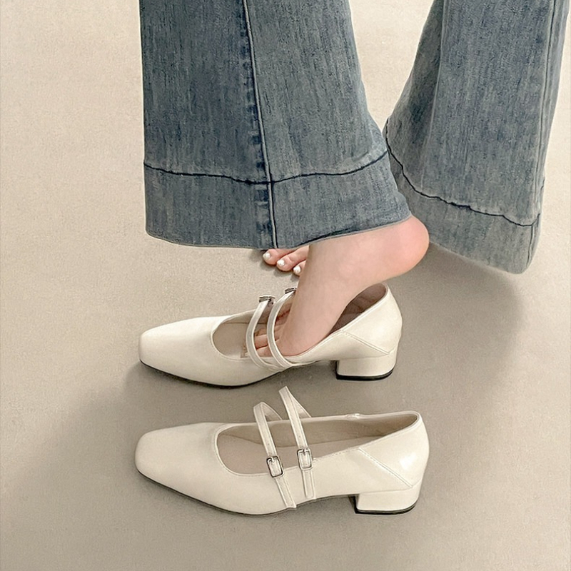Square Toe Low Heel Women Silv - Women'S Fashion Belts review and price