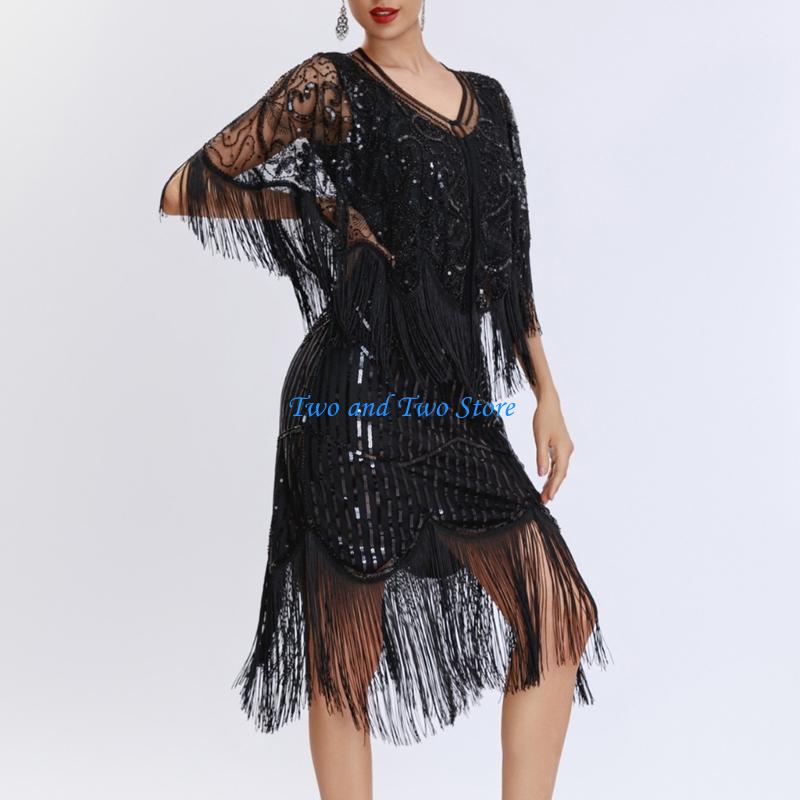 HX6F Sparkling Sequined Capele - Women'S Fashion In The 1920S review and price